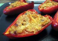 Stuffed peppers without rice Peppers stuffed with vegetables without meat